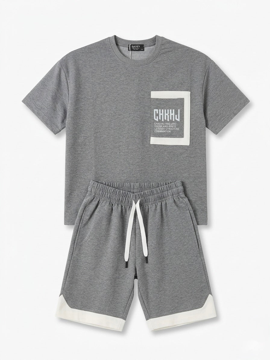 Happy Boy & Girl boys' summer short set with t-shirt and shorts, casual and comfortable for boys' summer 2026.