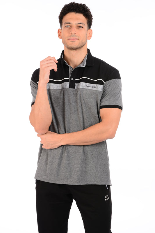 H.SLEEVE POLO T.SH &PANT SET