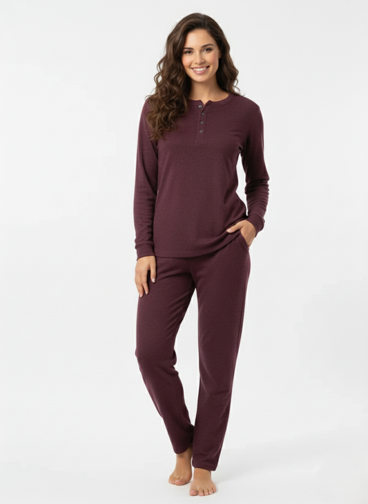 OVERSIZE ROUND NECK& BUTTONS