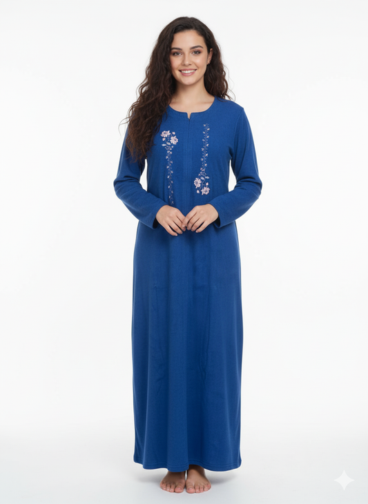 FLOWER ROUND NECK JALABIA