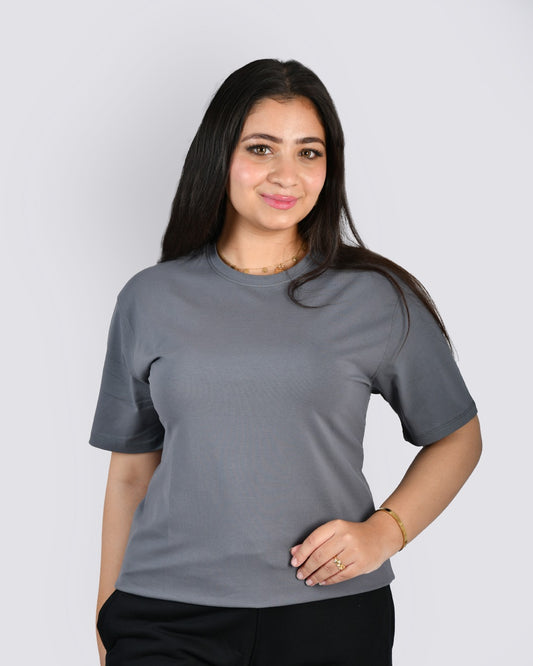 BASIC REGULAR T-SHIRT GRAY