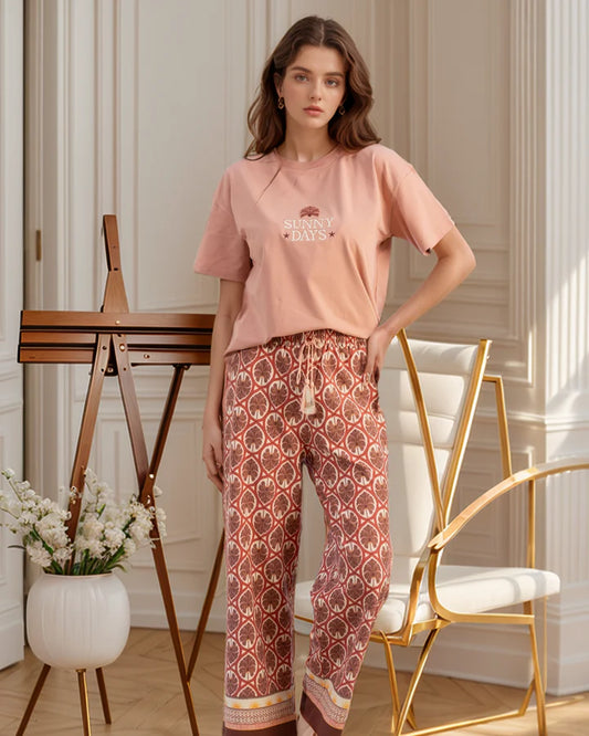 Sunny Day Canary Short Sleeve Pajama