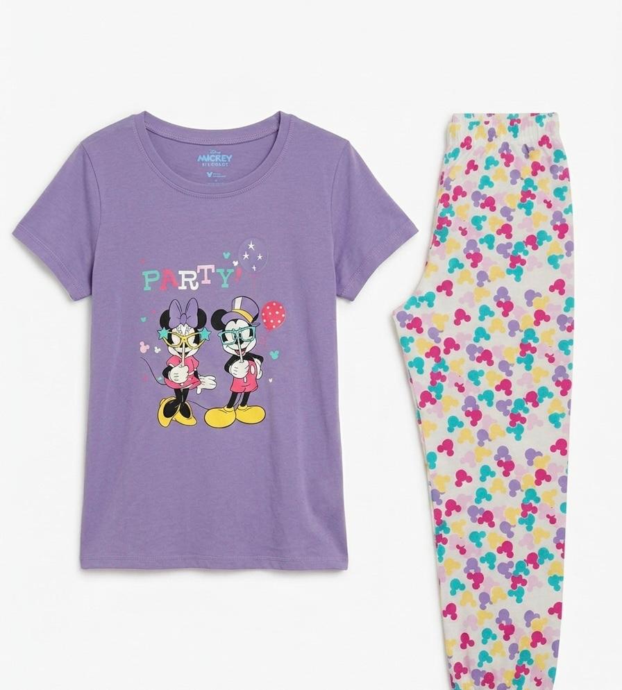 Minnie Faces Print Pajama – Women's Summer 2026