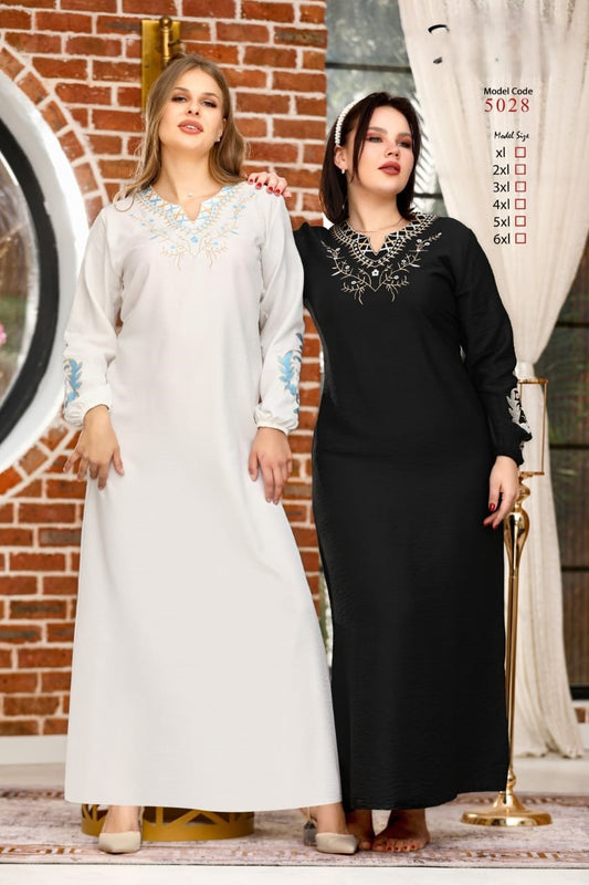 Oversize  printed jalabiya