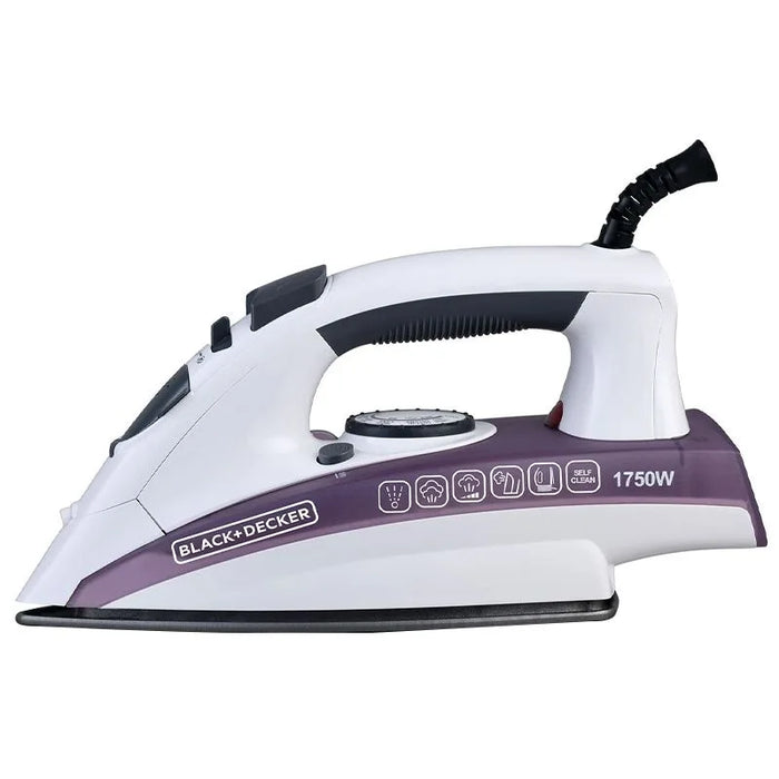 Black & Decker Ceramic Steam Iron - 1750W