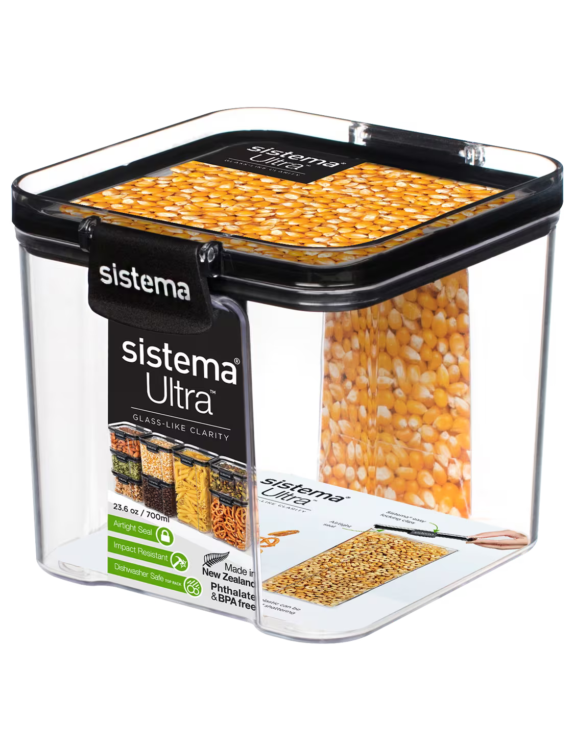 " Sistema Ultra Square Storage Container 0.7 L "