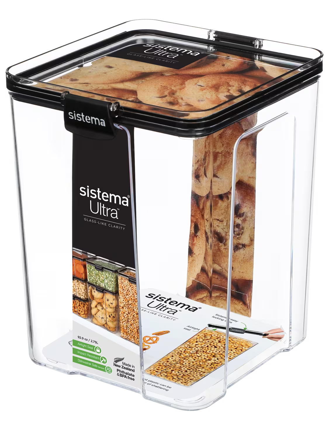 "Sistema Liter Large Tritan Ultra Square- 2.75 L "