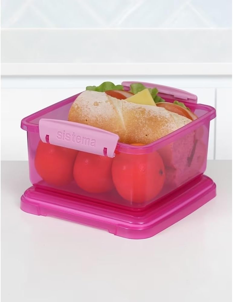 " Sistema Lunch Plus Container, BPA Free, Phthalate Free, Made in New Zealand "
