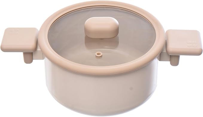 " Neoflam Full Induction Chouchou Aluminum Casserole, 18 cm Size, Beige "
