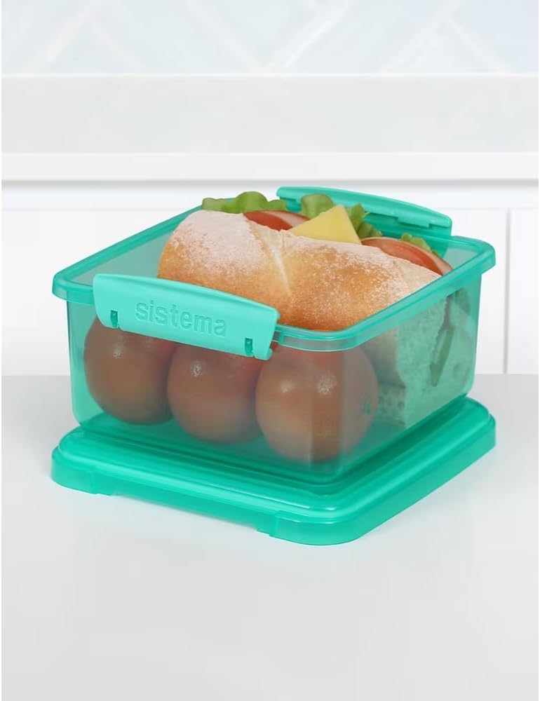 " Sistema Lunch Plus Container, BPA Free, Phthalate Free, Made in New Zealand "