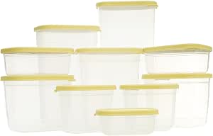 Aksa My Fridge High Container Set, 10-Pieces