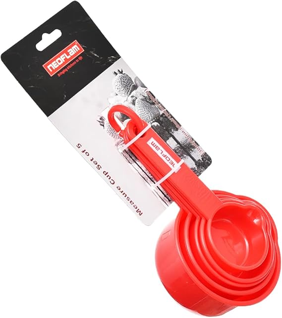 " Neoflam cup measure Set of 5 Size 30ml/60ml/80ml/120ml/235ml "