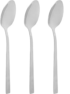 " Zinnia Stainless Steel Classic/Mirror Spoon 3-Piece Set "