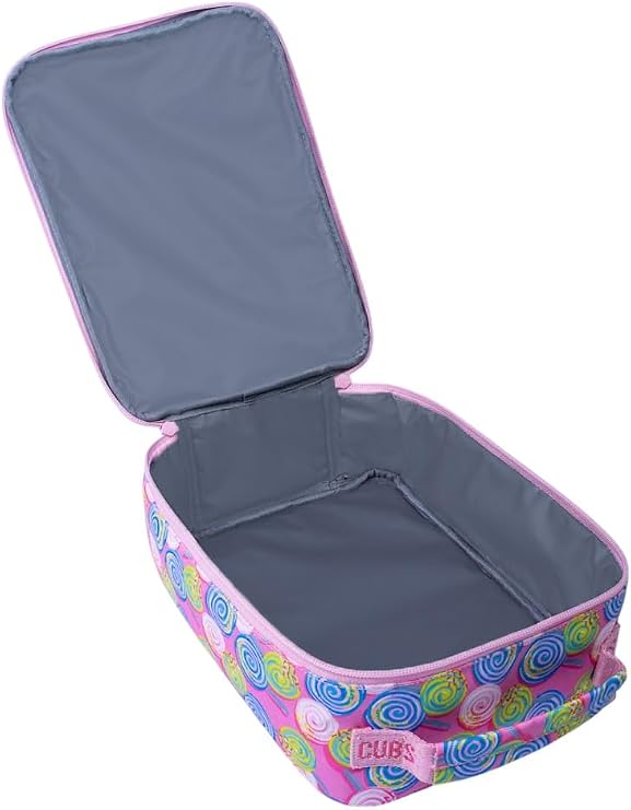 " Cubs Pink Lollipop Lunch bag Big & Basic "