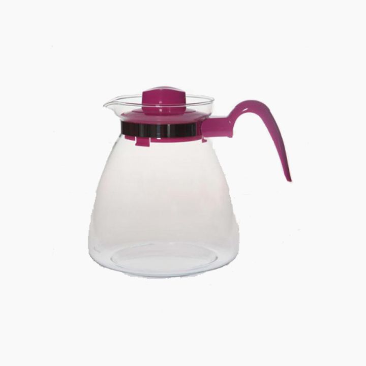 Tea pot 2 liter borosilicate glass