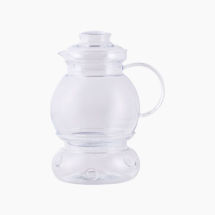 1.5 liter thermal glass tea pot + Arabic candle base