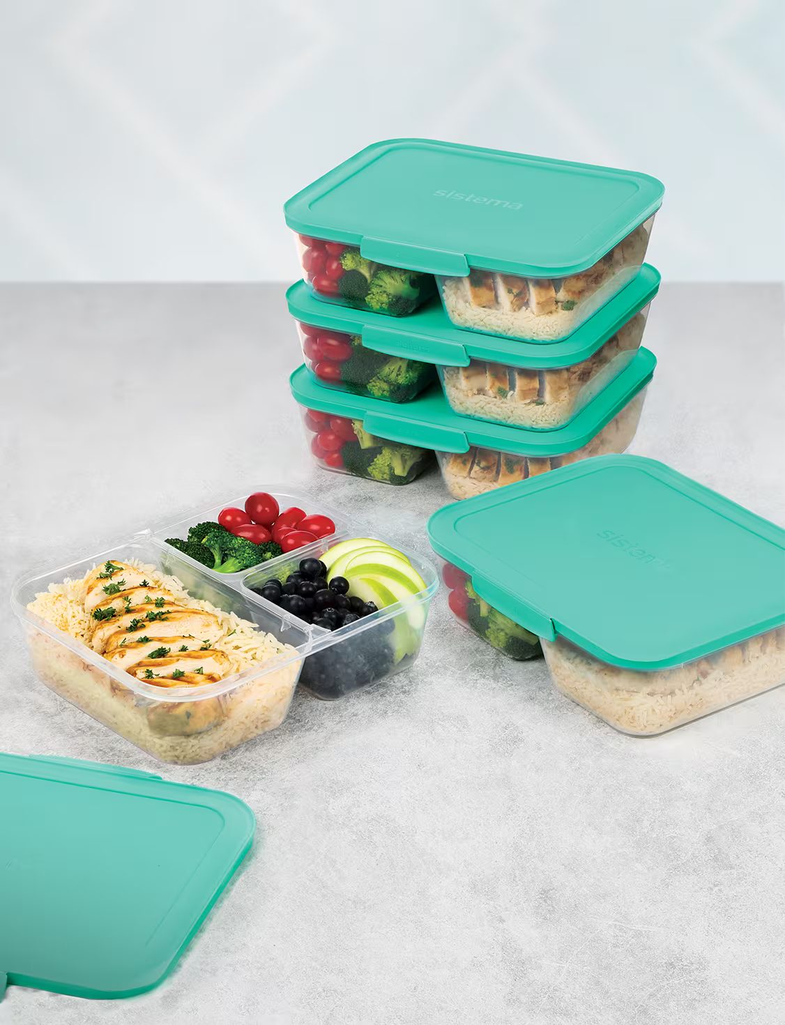 " Sistema/Plastic (Nest It storage boxes 5 pcs 1.9 l) "