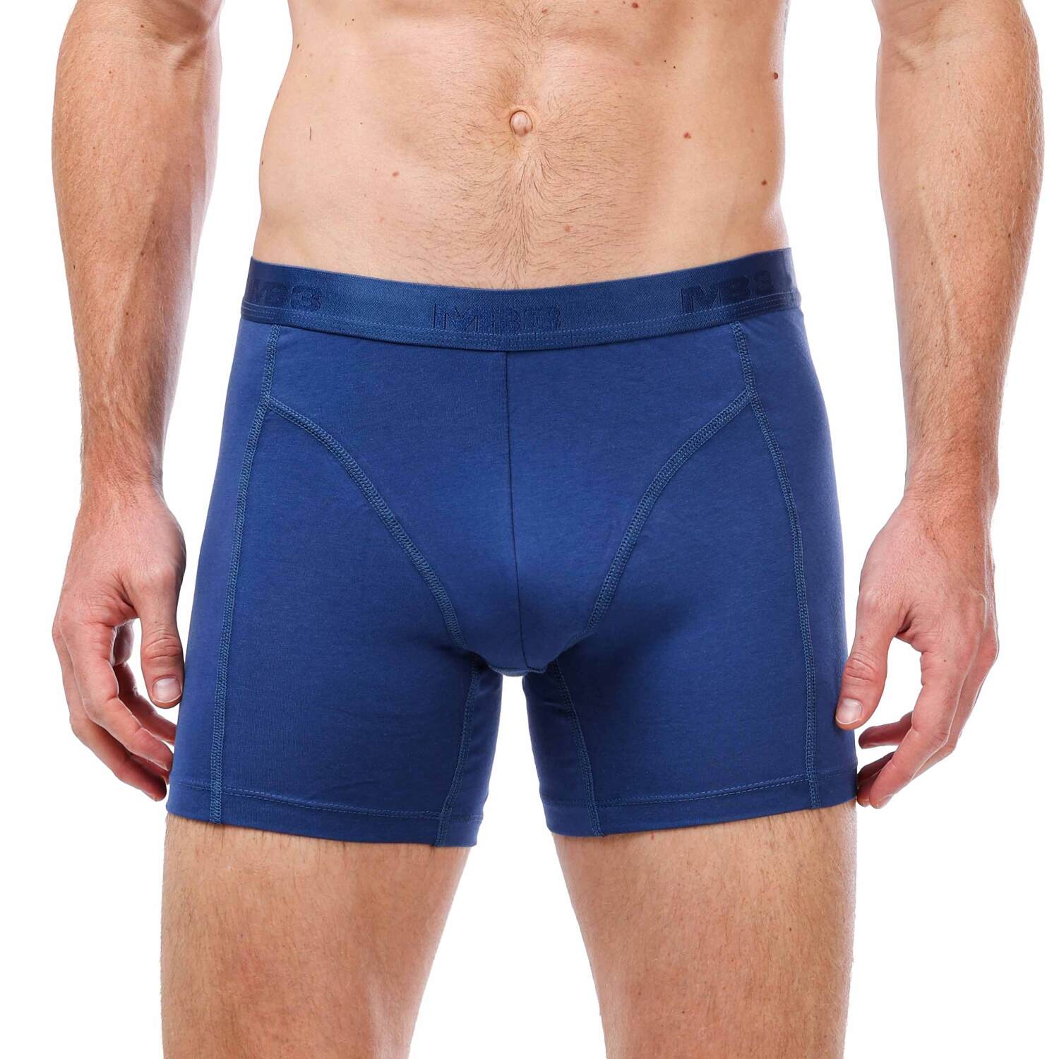 Men's MB3 lycra boxer briefs featuring a comfortable fit and sleek design, shown in the image.