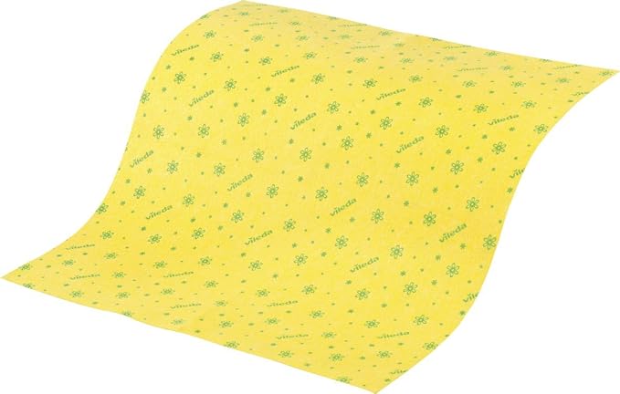 "Vileda Soft Floor Cloth with 30% Microfibre - For Very Soft Cleaning with Odour-Stop Technology - Sticks Well to Scrubbing Brushes "
