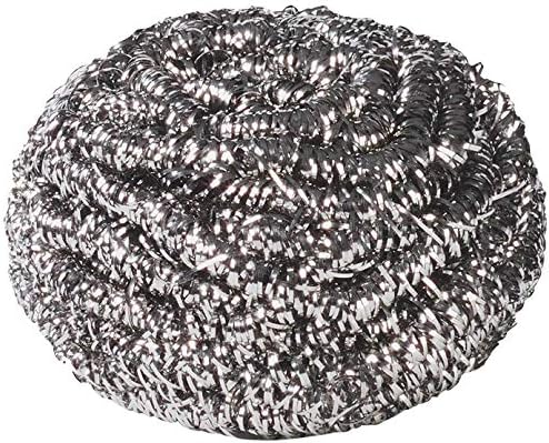 "Vileda Stainless Steel Spirale Scrubbers 2+1 Free, Multi-Colour, Pack of 3 "