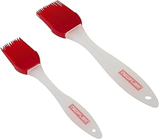 " Neoflam kitchen tools silicone 2 pcs brush set 7.5x3.5cm / 20.5x4cm "