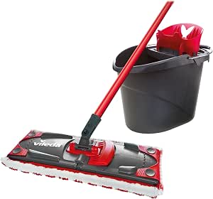 "Vileda Ultramax Flat Mop and Bucket Set, Multi-Color "