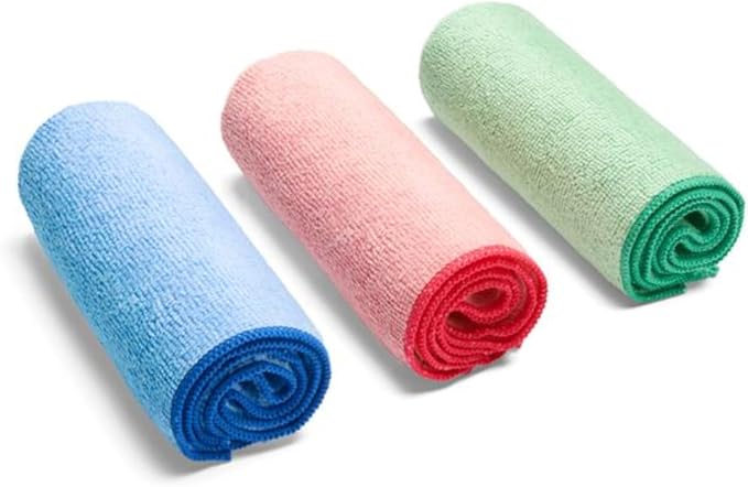 "Vileda Microfibre ULTRA FRESH Cloths | Anti-bacterial* | all-purpose cloth |30 x 30 cm | Multipack 3 Pcs "