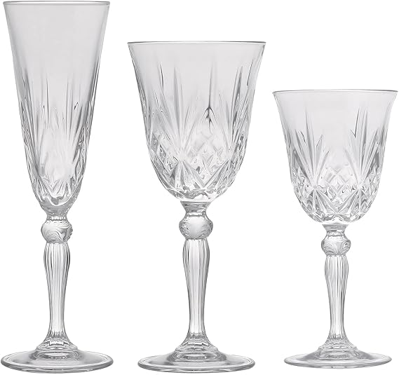RCR Melodia Goblets, 18 Pieces - Clear
