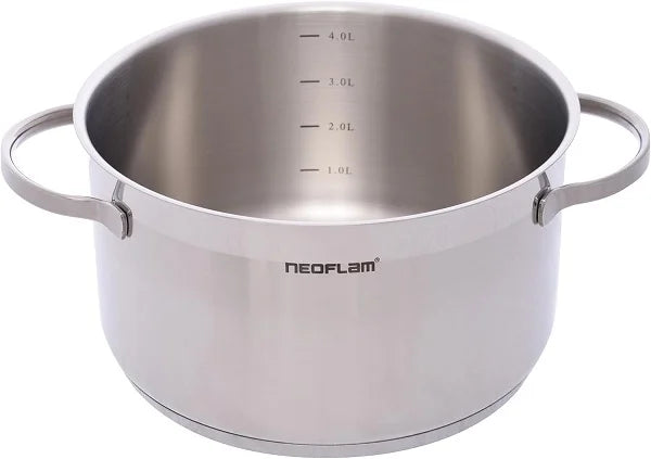 NEOFLAM / Stainless Steel ( Stockpot 28 CM )