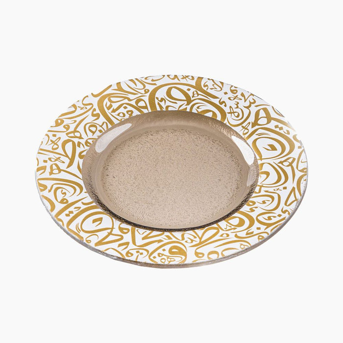 Rosa-Glass-(Arabesque 22 CM Dessert Plate Round)