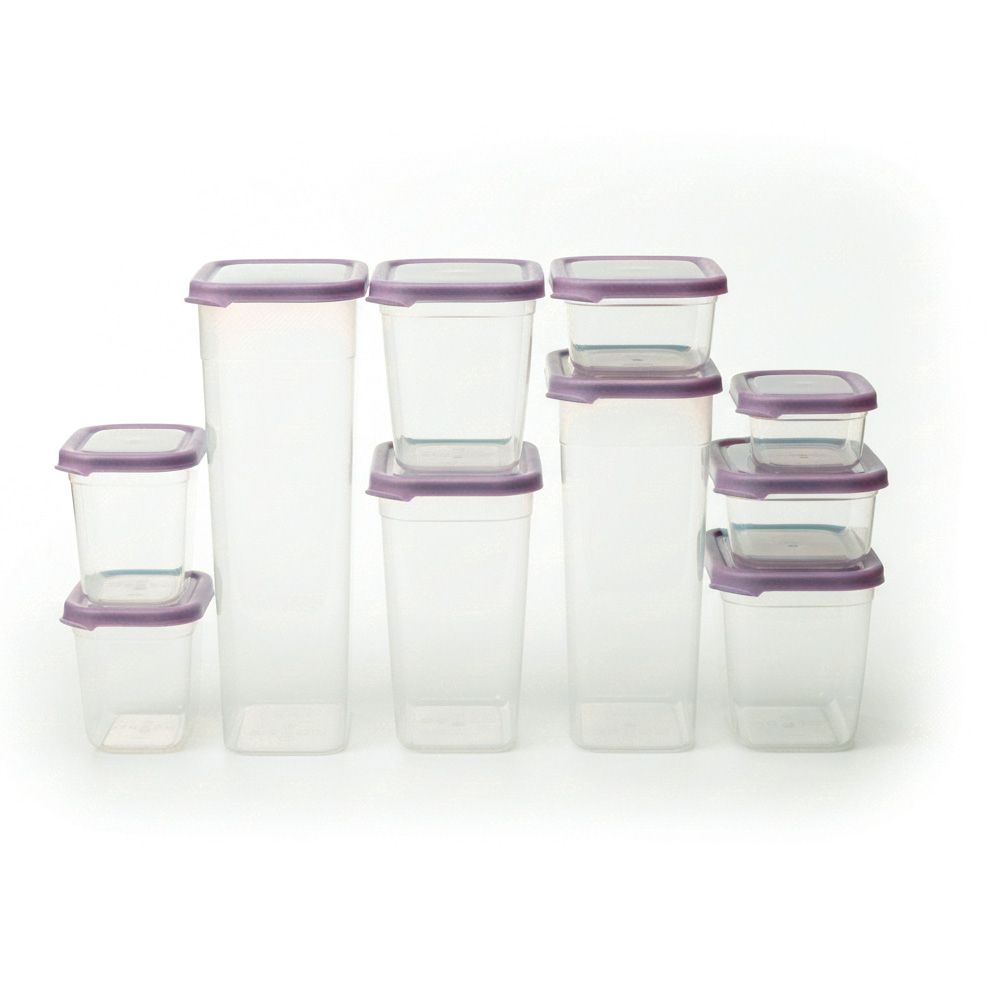 AKSA / Plastic ( My Fridge Set 10 Pcs Food Container )C