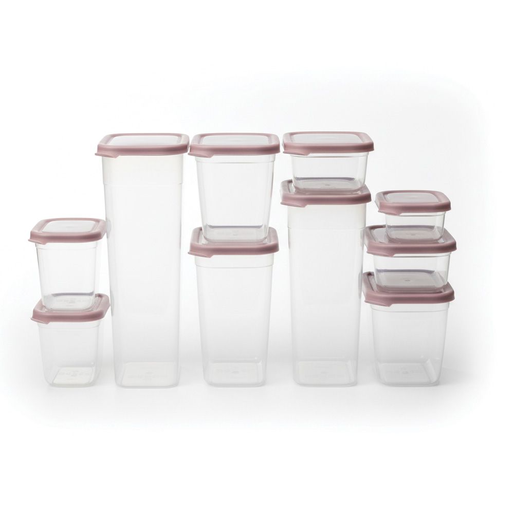 AKSA / Plastic ( My Fridge Set 10 Pcs Food Container )B