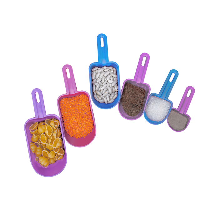 AKSA / Plastic ( MEASURING SPOON SET 6 PCS )