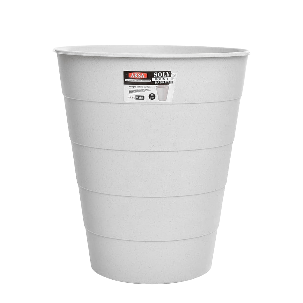 أكسا / بلاستيك (سلة دائرية من سولي سعة 10 لترات) أ