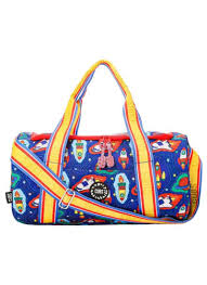 CUBS THE ROCKET MEDIUM DUFFEL bag in durable fabric with handles and shoulder strap, versatile travel and gym bag.