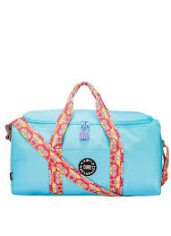 CUBS turquoise 2-weekender duffel bag with sturdy handles and spacious interior, perfect for travel or weekend trips.
