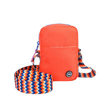 CUBS red and blue cross body shoulder bag with adjustable strap and compact design for everyday use.