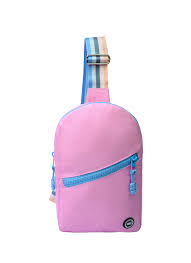LIGHT PINK SLING FRONT ZIPPER