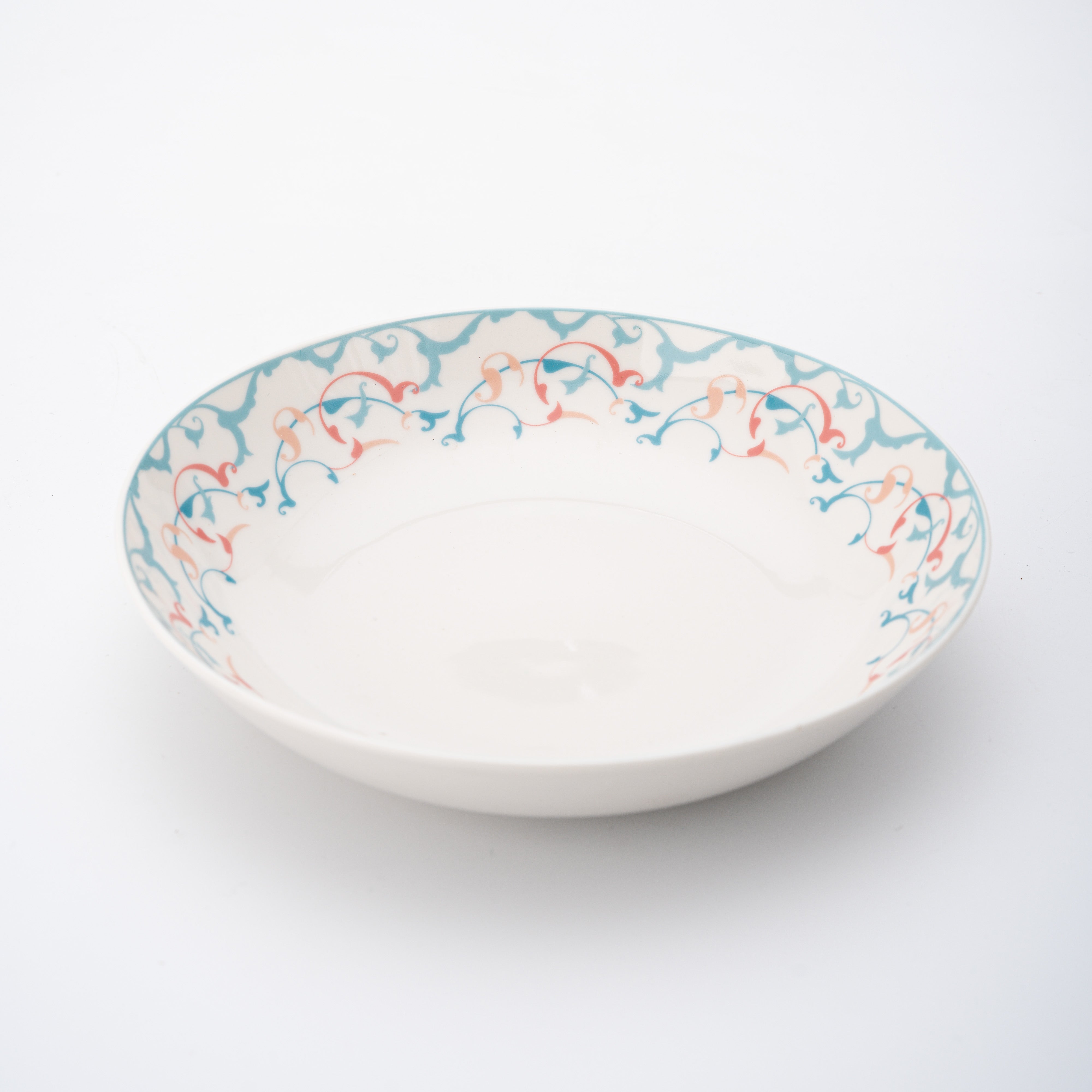 Rosa / Porcelain ( Zakharef Coup Soup Plate 21 cm )