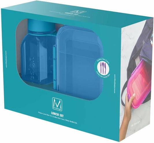 M- Design Lunch Set,1100 Ml - Blue