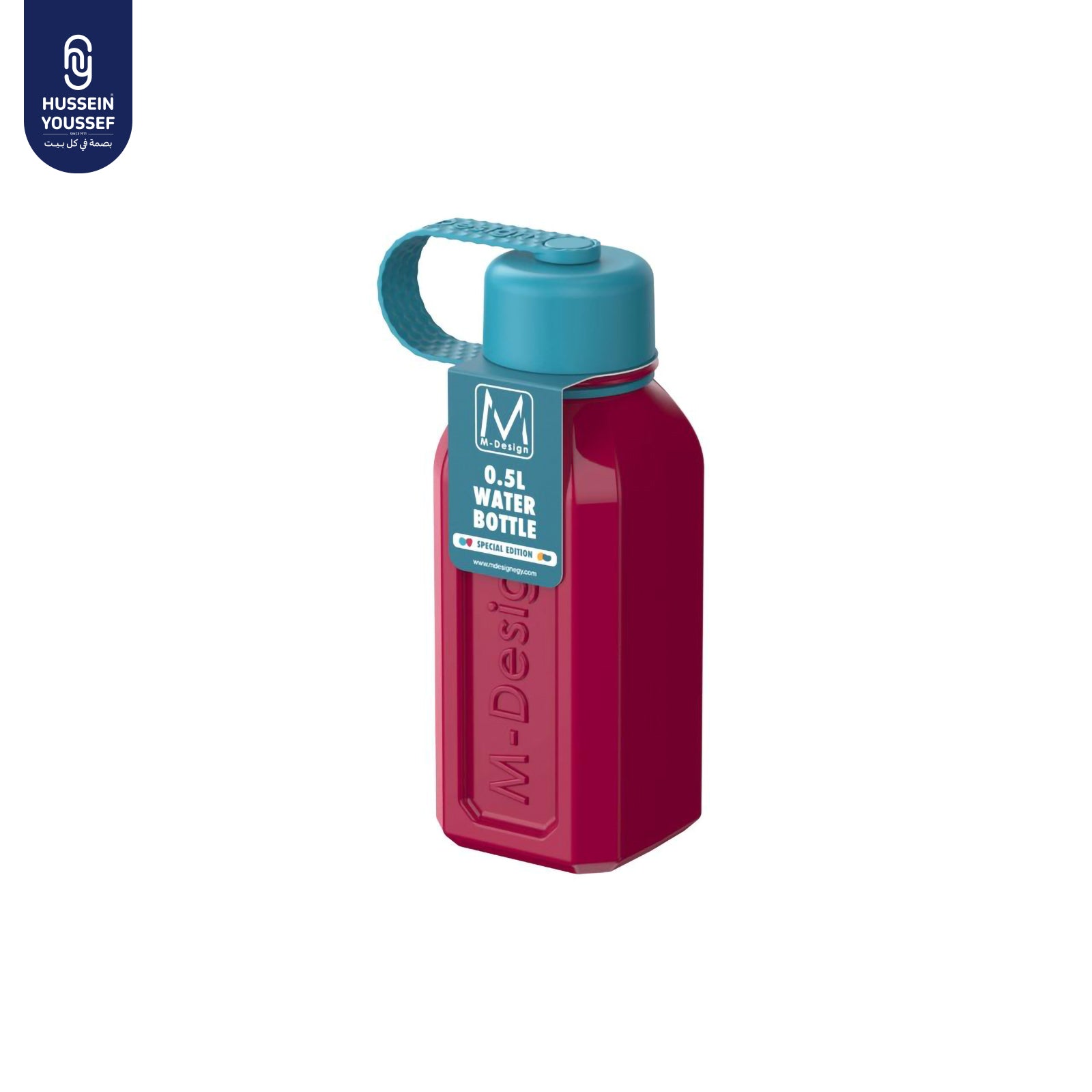 The New M-Design Water Bottle 500 ml - Hussein Youssef