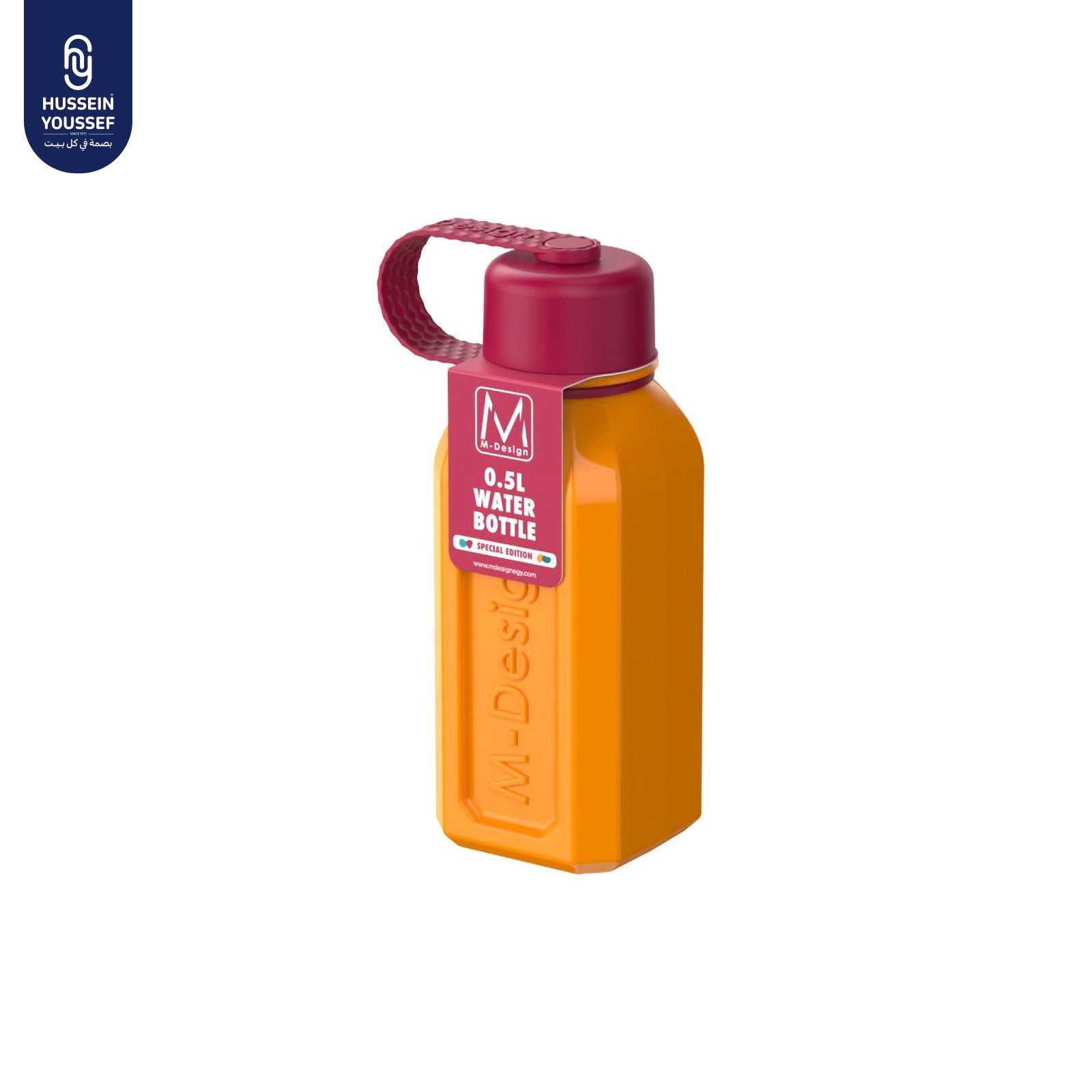 The New M-Design Water Bottle 500 ml - Hussein Youssef