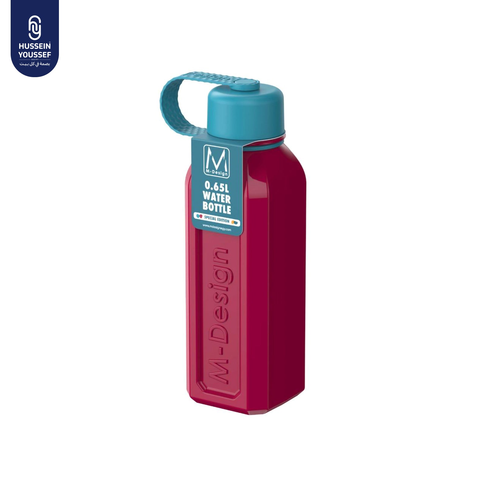 The New M-Design Water Bottle 650  ml - Hussein Youssef