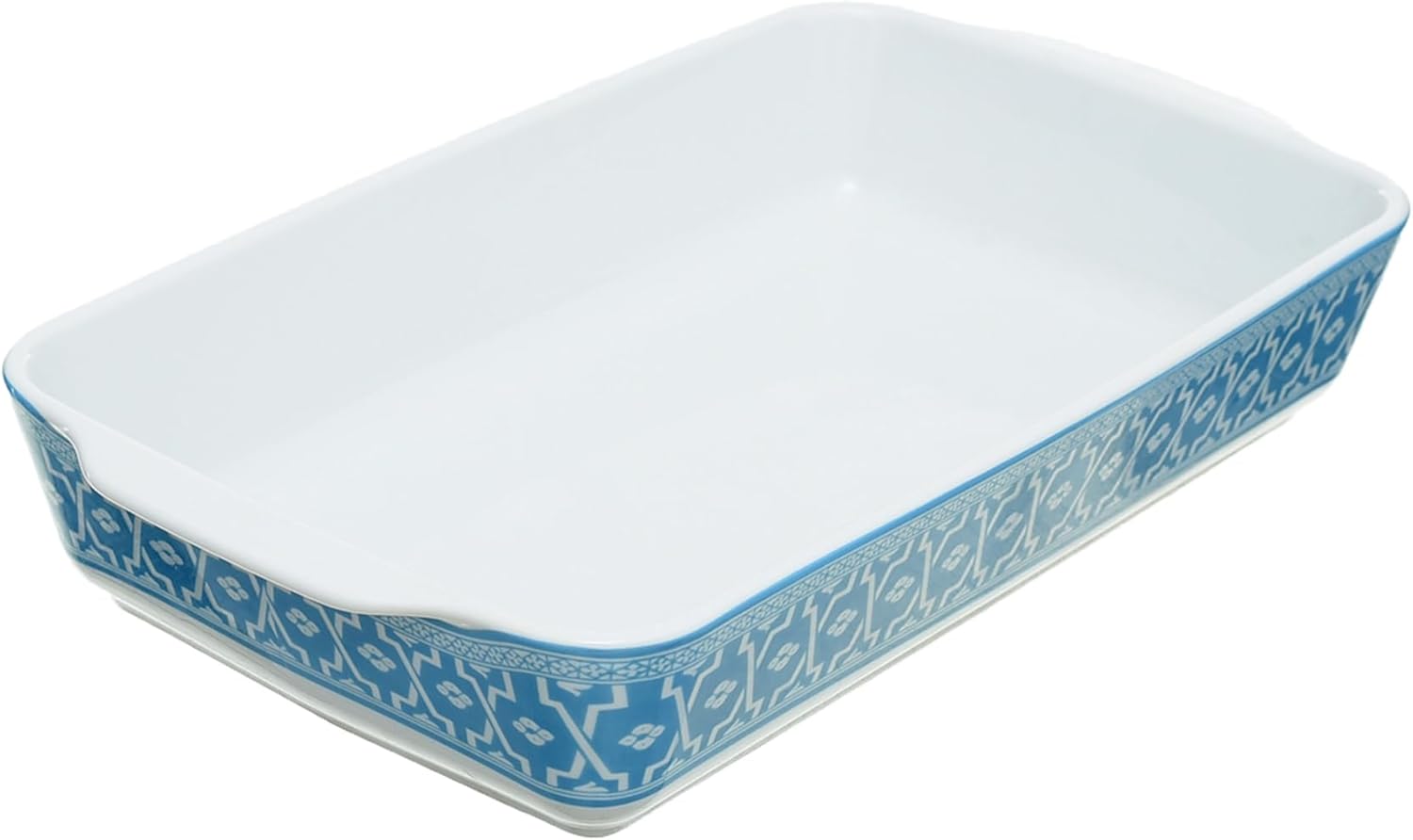 Rosa Marrakesh Rectangular Baking Casserole, Medium, White