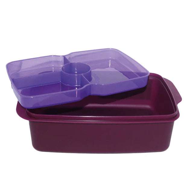 علبة غداء سعة 1.8 لتر مع فاصل 