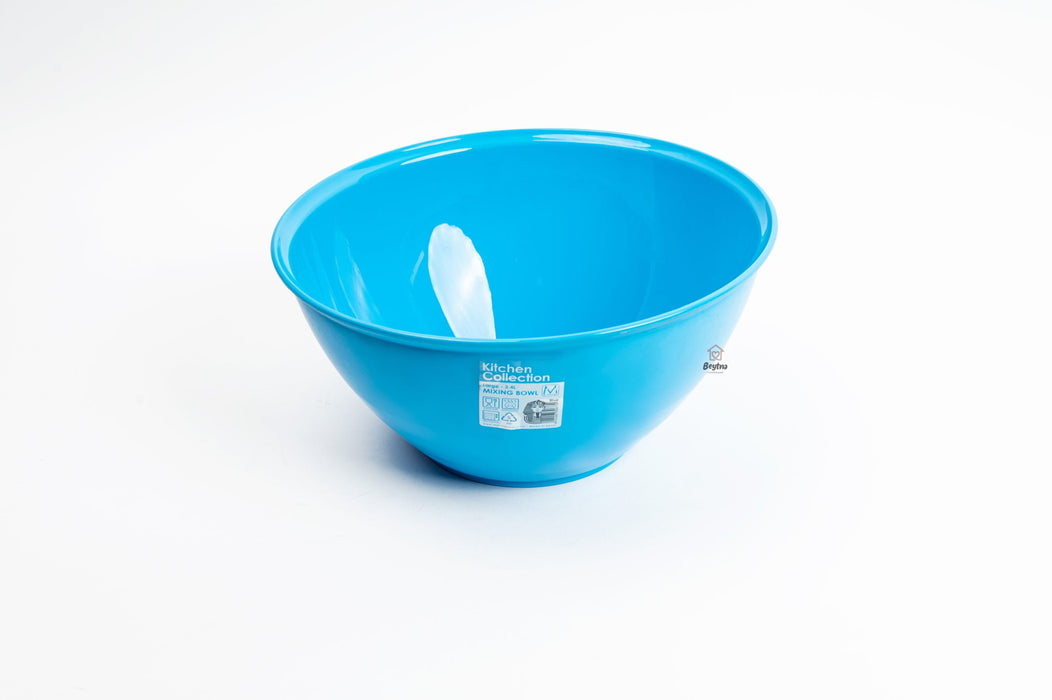 Large plastic bowl set - blue