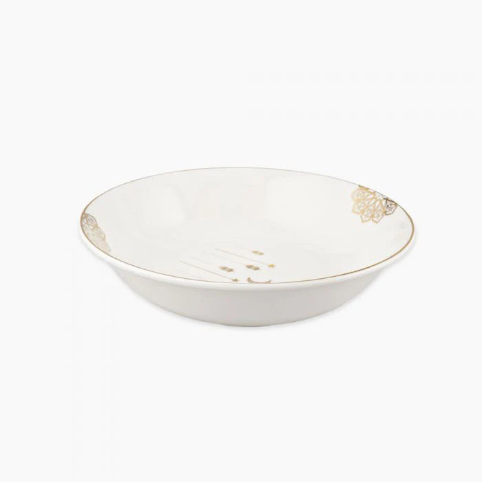 Rosa / Porcelain ( Golden Decorations Serving Plate 31 CM )