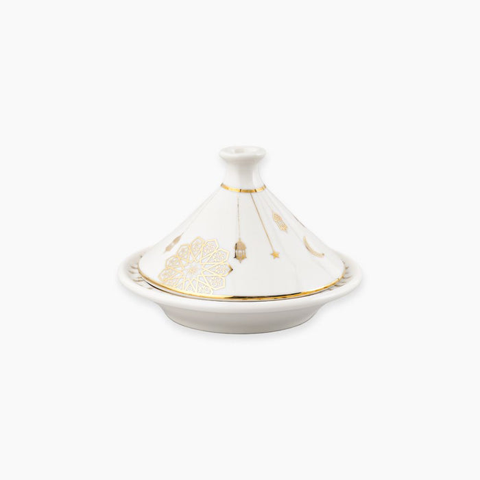 Rosa / Porcelain ( Golden Decorations Tamreya + Lid 15 cm )