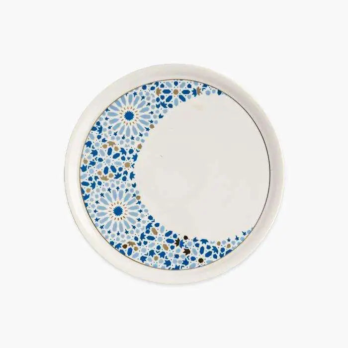 Rosa / Porcelain ( Nogoum Round Serving Plate 33 cm