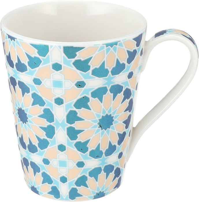 Rosa Shiffel Arabic Star Porcelain Mug 